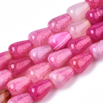 Natural Crackle Agate Beads Strands X-G-S359-243B-1