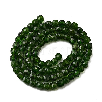 Natural Green Diopside Beads Strands G-F799-D01-01-1