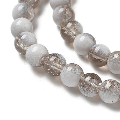 Crackle Glass Beads Strands GLAA-U001-6mm-06-1
