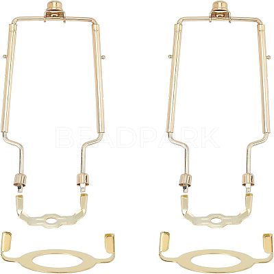 Iron Lamp Shade Harp Holder AJEW-OC0002-67G-1