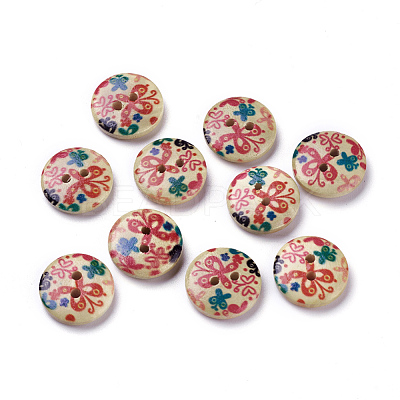 Lovely 2-hole Basic Sewing Button NNA0YW1-1