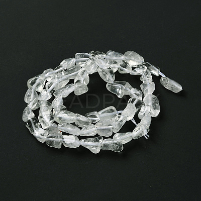 Natural Green Quartz Beads Strands G-P497-01C-67-1