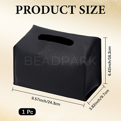 PU Leather Tissue Boxes AJEW-WH20064-35D-1