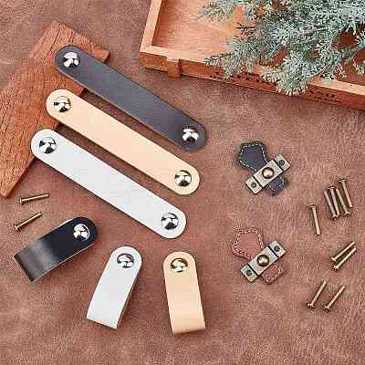 PU Leather Door Handles FIND-WH0052-53B-1
