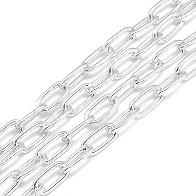 Aluminum Paperclip Chains CHA-S001-079-1