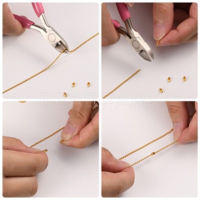 Brass Ball Chains CHC-S008-003G-G-1