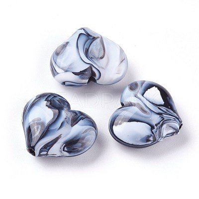 Acrylic Imitation Gemstone Beads MACR-E205-09G-1
