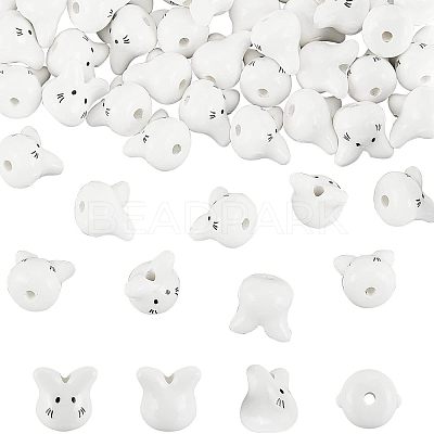 Handmade Porcelain Beads PORC-OC0001-08-1