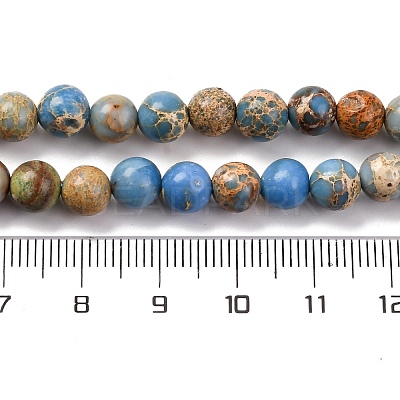 Dyed Natural Regalite/Imperial Jasper/Sea Sediment Jasper Beads Strands G-B124-C02-15-1