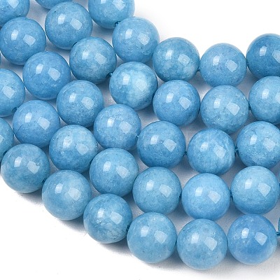 Dyed Natural White Jade Beads Strands GG-CBAD029-A05-10mm-1