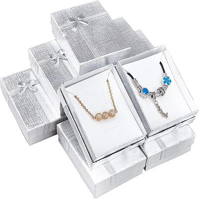 Rectangle Valentines Day Presents Packages Cardboard Jewelry Set Boxes CBOX-NB0001-01-1