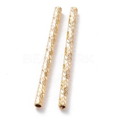 Brass Tube Beads X-KK-Y003-77B-G-1