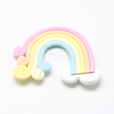 Handmade Polymer Clay Cabochons PORC-S1007-39D-1