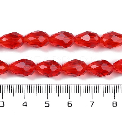 Transparent Glass Beads Strands EGLA-N013-T10mm-D12-1