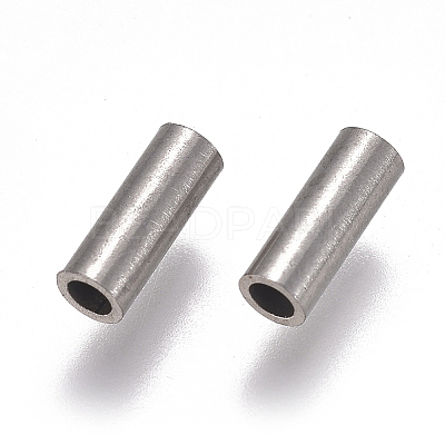 Non-Tarnish 304 Stainless Steel Tube Beads LS-STAS-F224-01P-C-1