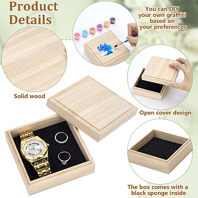 Wood Storage Boxes CON-WH0095-141A-1