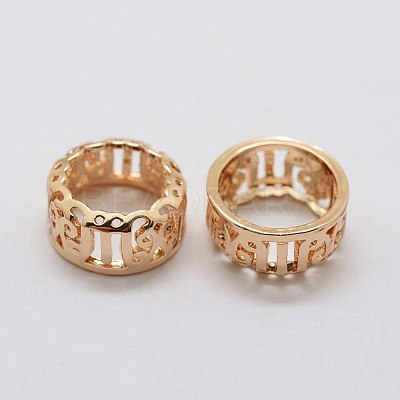 Brass Sew on Prong Settings X-KK-E753-09LG-10mm-1