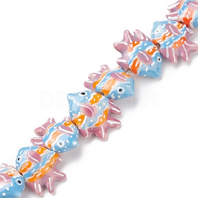 Handmade Porcelain Beads PORC-G002-54G-1