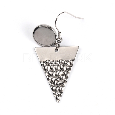 304 Stainless Steel Earring Hooks STAS-WH0027-20C-1