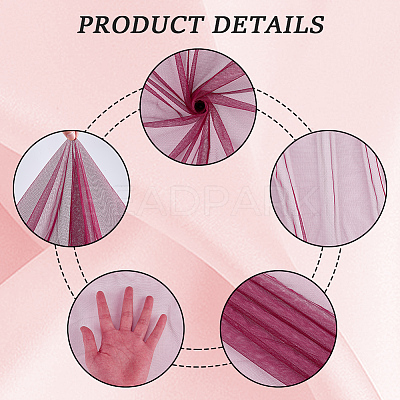 Polyester Mesh Fabric DIY-WH20009-40U-1