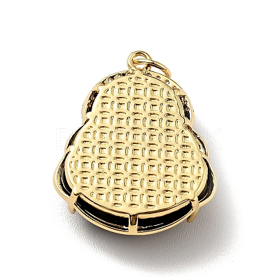 Natural Dyed Jade Pendants KK-C242-06G-01-1
