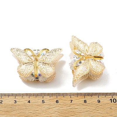 Polymer Clay Rhinestone Beads CLAY-NH0001-07F-1