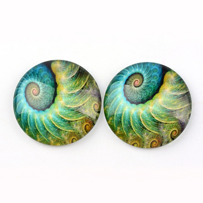 Glass Cabochons for DIY Projects X-GGLA-L020-25mm-59-1
