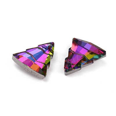Glass Rhinestone Pendants RGLA-O002-A02-001VO-1