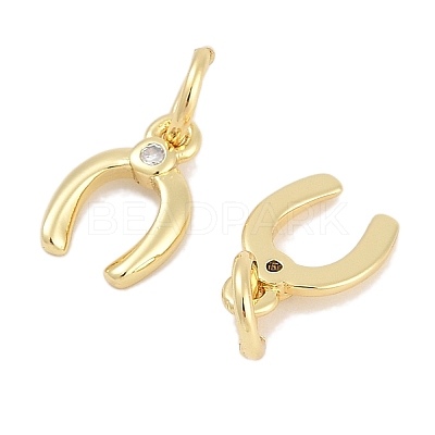 Rack Plating Brass Pendants KK-Q028-25G-1