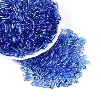 Transparent Colours Glass Seed Beads SEED-T007-16N-1