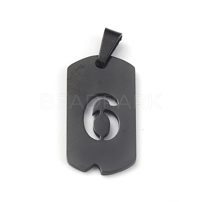 Ion Plating(IP) 304 Stainless Steel Pendants STAS-O127-E06-1