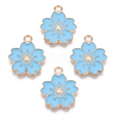 Alloy Enamel Pendants ENAM-S121-115C-1