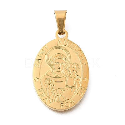 304 Stainless Steel Pendants STAS-K394-04G-06-1