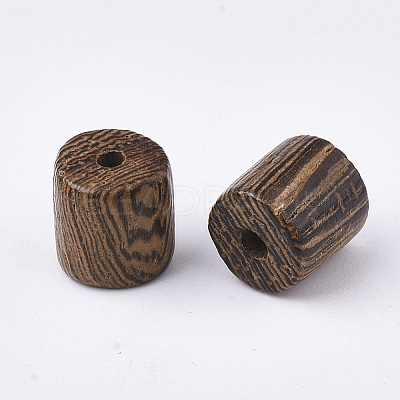Natural Wenge Wood Beads WOOD-S053-36-1