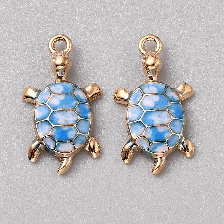 Alloy Enamel Pendants FIND-CJC0027-01G-05-1