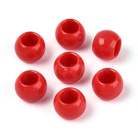 Opaque Acrylic Beads SACR-N018-05F-1