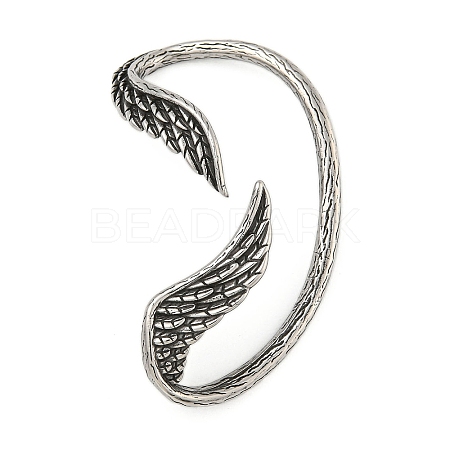 316 Surgical Stainless Steel Cuff Earrings EJEW-E300-04AS-01-1