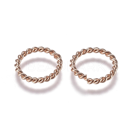 304 Stainless Steel Open Jump Rings STAS-E484-71C-RG-1