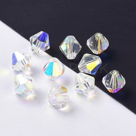 Imitation Austrian Crystal Beads SWAR-F022-10x10mm-540-1