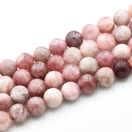 Natural Quartz Beads Strands G-N355-8mm-21-1
