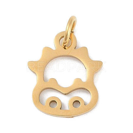 304 Stainless Steel Pendants STAS-L279-001G-02-1