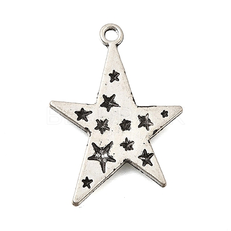 Tibetan Style Alloy Pendants AL-CBA991B-02AS-1