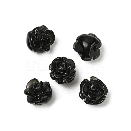 Natural Obsidian Beads G-O156-A-24-1