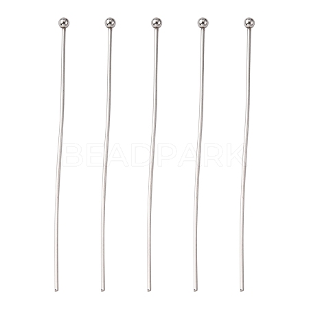 Tarnish Resistant 304 Stainless Steel Ball Head Pins STAS-K146-045-50x0.7mm-1