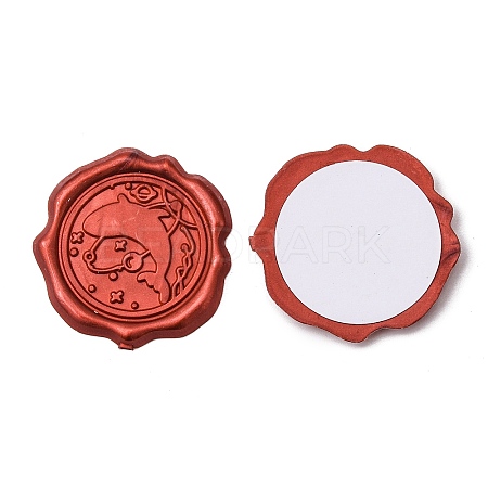 Adhesive Wax Seal Stickers DIY-WH0201-09A-1