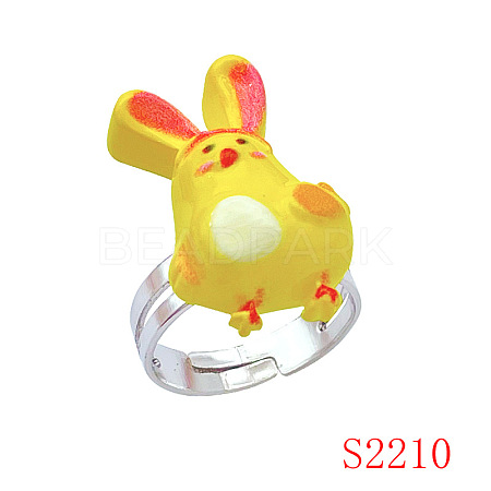 Easter Resin with Iron Finger Rings for Girl FS-WG45AD0-03-1