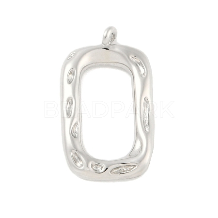Rack Plating Brass Pendants KK-A224-23B-P-1