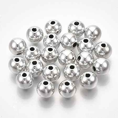 UV Plating ABS Plastic Beads X-CCB-S162-29D-04-1