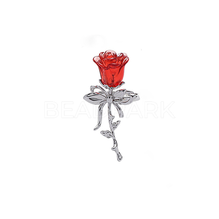 Rose Brass with Resin Cuff Rings FS-WG9A4C1-01-1