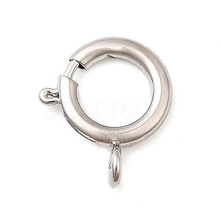 Brass Spring Ring Clasps KK-D407-20P-D-1